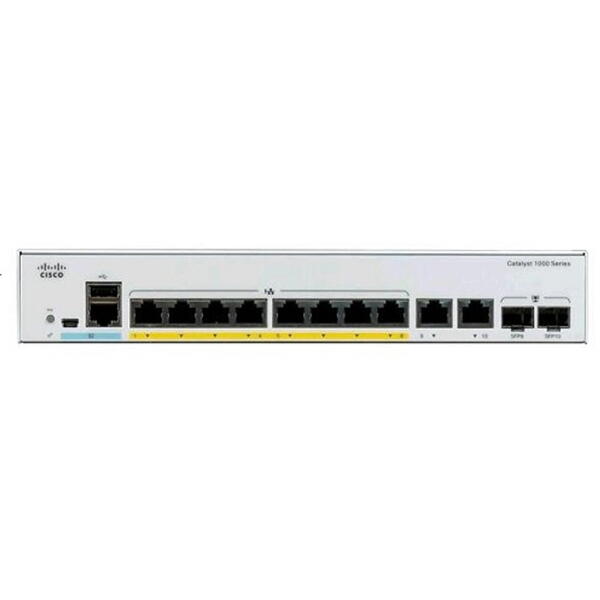 Switch Cisco Catalyst C1000-8P-E-2G-L Gigabit, 2x1G SFP