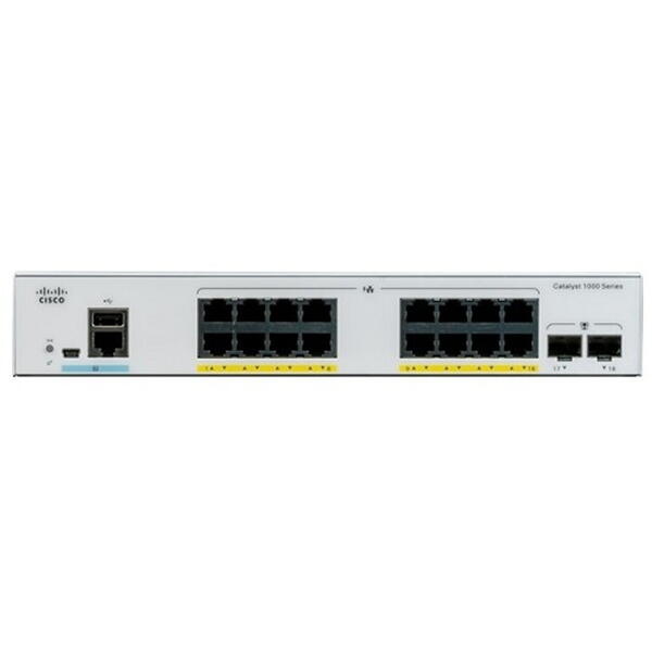 Switch Cisco Catalyst 1000 16port Gigabit, POE, 2x1G SFP