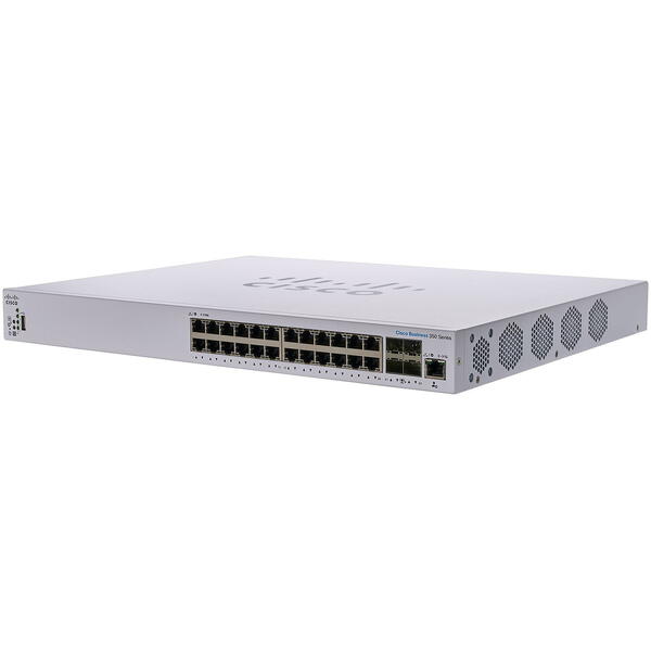 Switch Cisco CBS350 Managed 24 port 10GE, 4x10G SFP+ Shared