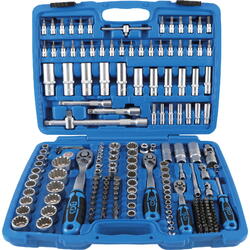 2247  Trusa cu tubulare All-Drive pentru suruburi cu 3-laturi, 4-laturi, 6-laturi, 12-laturi, Metric, Inch, Torx, E-type, antrenare: 6.3 mm (1/4&quot;), 10 mm (3/8&quot;) 12mm (1/2)