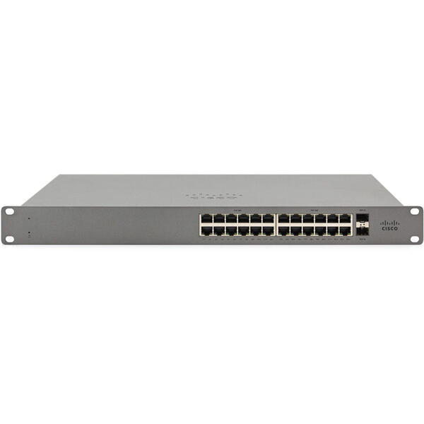 Switch Cisco Meraki Go 24 Port Gigabit, 2x 1G SFP