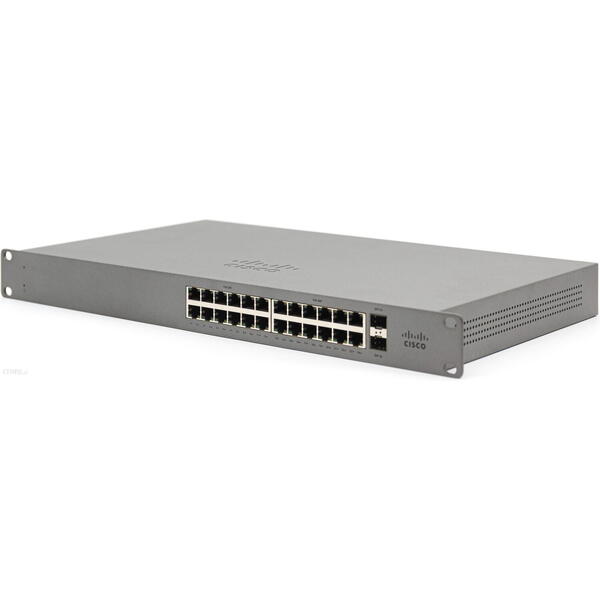 Switch Cisco Meraki Go 24 Port Gigabit, 2x 1G SFP