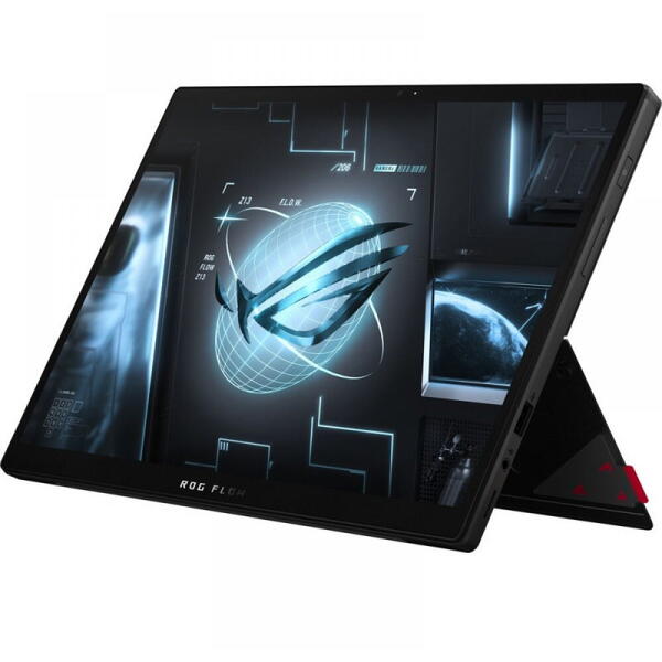 Laptop Asus ROG Flow X13 GV301RC, 13.4 inch UHD+ Touch, AMD Ryzen 7 6800HS, 16GB DDR5, 512GB SSD, GeForce RTX 3050 4GB, Win 11 Home, Off Black