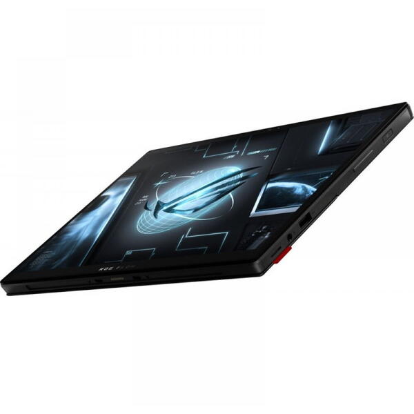 Laptop Gaming Asus ROG Flow X13 GV301RC, 13.4 inch WUXGA 120Hz Touch, AMD Ryzen 7 6800HS, 16GB DDR5, 512GB SSD, GeForce RTX 3050 4GB, Win 11 Home, Off Black