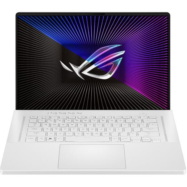Laptop Asus ROG Zephyrus G16 GU603VI, 16 inch QHD+ 240Hz, Intel Core i9-13900H, 16GB DDR4, 1TB SSD, GeForce RTX 4070 8GB, Moonlight White