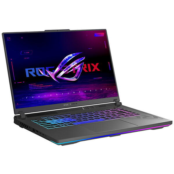 Laptop Asus ROG Strix G16 G614JI, 16 inch QHD+ 240Hz, Intel Core i9-13980HX, 16GB DDR5, 1TB SSD, GeForce RTX 4070 8GB, Volt Green