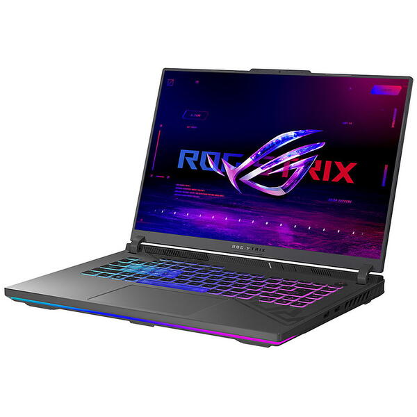 Laptop Asus ROG Strix G16 G614JI, 16 inch QHD+ 240Hz, Intel Core i9-13980HX, 32GB DDR5, 1TB SSD, GeForce RTX 4070 8GB, Volt Green