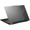 Laptop Asus TUF F15 FX507ZC4, 15.6 inch FHD 144Hz, Intel Core i7-12700H, 8GB DDR4, 512GB SSD, GeForce RTX 3050 4GB, Jaeger Gray