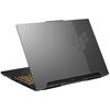 Laptop Asus TUF F15 FX507ZC4, 15.6 inch FHD 144Hz, Intel Core i7-12700H, 16GB DDR4, 512GB SSD, GeForce RTX 3050 4GB, Mecha Gray