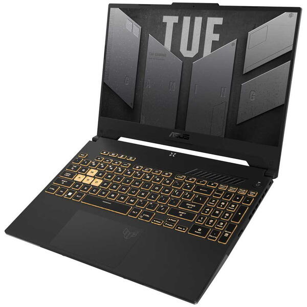 Laptop Asus TUF F15 FX507ZC4, 15.6 inch FHD 144Hz, Intel Core i7-12700H, 16GB DDR4, 512GB SSD, GeForce RTX 3050 4GB, Mecha Gray