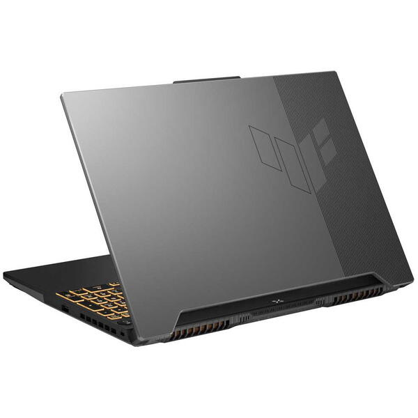 Laptop Asus TUF F15 FX507ZC4, 15.6 inch FHD 144Hz, Intel Core i5-12500H, 8GB DDR4, 512GB SSD, GeForce RTX 3050 4GB, Jaeger Gray