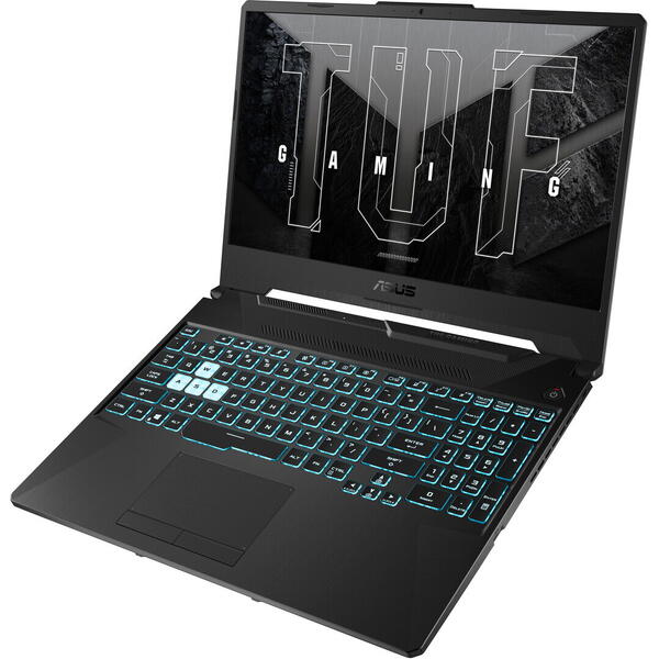 Laptop Gaming Asus TUF F15 FX506HF, 15.6 inch FHD 144Hz, Intel Core i5-11400H, 16GB DDR4, 512GB SSD, GeForce RTX 2050 4GB, Graphite Black