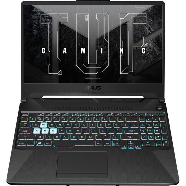 Laptop Gaming Asus TUF F15 FX506HF, 15.6 inch FHD 144Hz, Intel Core i5-11400H, 16GB DDR4, 512GB SSD, GeForce RTX 2050 4GB, Graphite Black