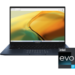 Laptop Asus Zenbook 14 OLED UX3402ZA, 14 inch 2.8K 90Hz, Intel Core i7-1260P, 16GB DDR5, 1TB SSD, Intel Iris Xe, Win 11 Pro, Ponder Blue