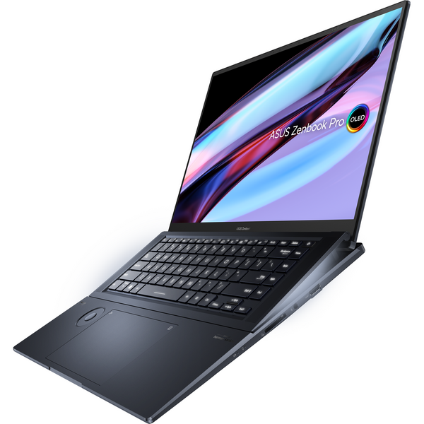 Laptop Asus Zenbook Pro 16X OLED UX7602ZM, 16 inch 4K Touch, Intel Core i7-12700H, 32GB DDR5, 1TB SSD, GeForce RTX 3060 6GB, Win 11 Pro, Tech Black