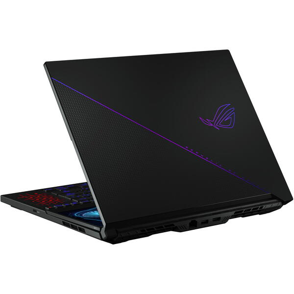 Laptop Asus ROG Zephyrus Duo 16 GX650RS, 16 inch UHD+ 120Hz, AMD Ryzen 9 6900HX, 64GB DDR5, 2x 2TB SSD, GeForce RTX 3080 8GB, Win 11 Home, Black