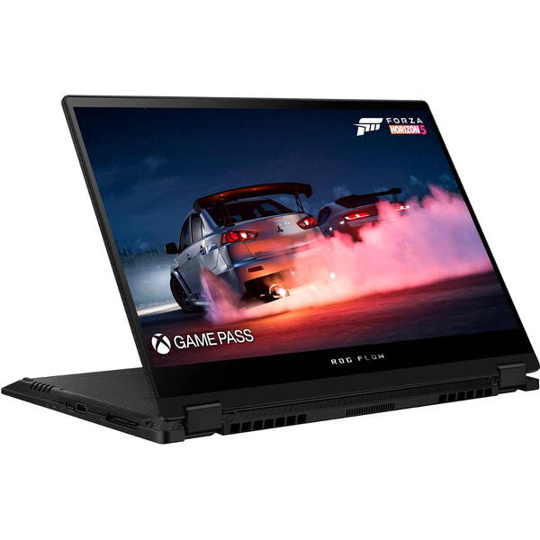 Laptop Asus ROG Flow X13 GV301RA, 13.4 inch UHD+ Touch, AMD Ryzen 7 6800HS, 16GB DDR5, 512GB SSD, Radeon 680M, Win 11 Home, Off Black