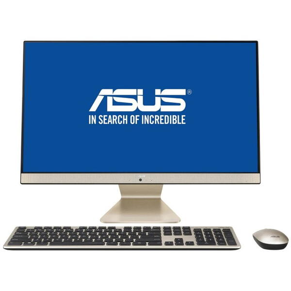 All in One PC Asus M3700, 27 inch FHD IPS, Procesor AMD Ryzen 5 5625U 2.3GHz, 8GB RAM, 256GB SSD, Radeon Graphics, Camera Web, Windows 11 Pro Education