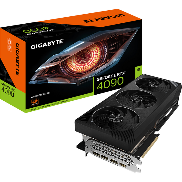 Placa video Gigabyte GeForce RTX 4090 WINDFORCE 24GB GDDR6X 384-bit