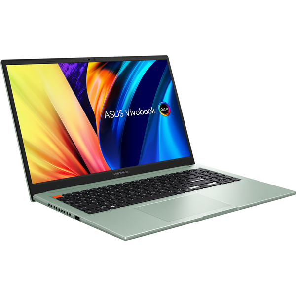 Laptop Asus Vivobook S 15 OLED K3502ZA, 15.6 inch 2.8K 120Hz, Intel Core i7-12700H, 16GB DDR4, 1TB SSD, Intel Iris Xe, Win 11 Pro, Brave Green