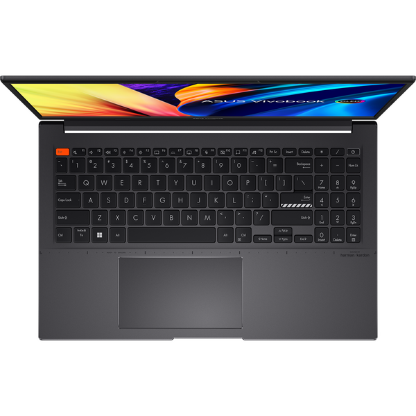 Laptop Asus Vivobook S 15 OLED M3502RA, 15.6 inch 2.8K 120Hz, AMD Ryzen 9 6900HX, 16GB DDR5, 1TB SSD, Radeon, Win 11 Pro, Indie Black