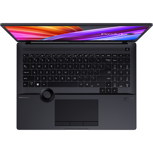 Laptop Asus ProArt Studiobook Pro 16 OLED H7600ZW, 16 inch 4K, Intel Core i9-12900H, 32GB DDR5, 1TB SSD, GeForce RTX 3070 Ti 8GB, Win 11 Pro, Mineral Black