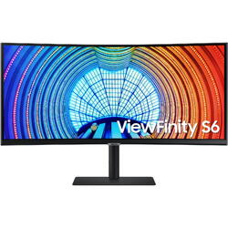 ViewFinity S6 S65UA LS34A650UBUXEN Curbat 34 inch UWQHD 5 ms 100 Hz USB-C HDR Negru