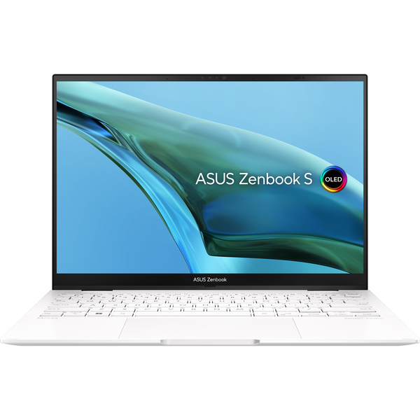 Laptop Asus Zenbook S 13 Flip OLED UP5302ZA, 13.3 inch 2.8K Touch, Intel Core i7-1260P, 16GB DDR5, 1TB SSD, Intel Iris Xe, Win 11 Pro, Refined White