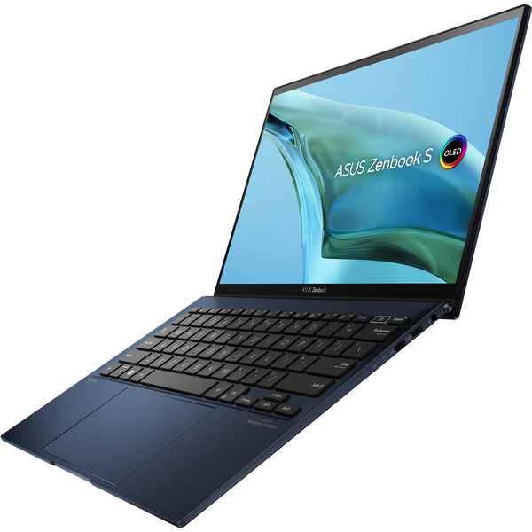 Laptop Asus Zenbook S 13 OLED UM5302TA, 13.3 inch 2.8K Touch, AMD Ryzen 7 6800U, 16GB DDR5, 1TB SSD, Radeon 680M, Win 11 Pro, Ponder Blue