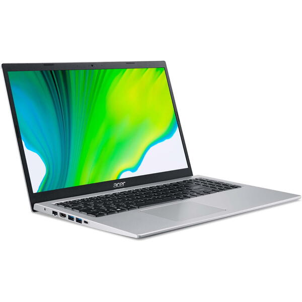 Laptop Acer Aspire 5 A515-56, 15.6 inch FHD, Intel Core i7-1165G7, 8GB DDR4, 512GB SSD, Intel Iris Xe, Pure Silver