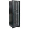 Cabinet Metalic Dateup 47U 800x800, montare pe podea, usa din sticla, panouri laterale detasabile si securizate