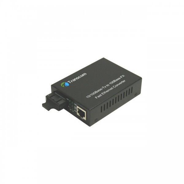Media Convertor Transcom 10/100M 1310nm MM 2Km / SM 10km conector SC