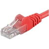 Patch Cord PremiumCord UTP RJ45-RJ45 Cat.6, 0.25m, rosu