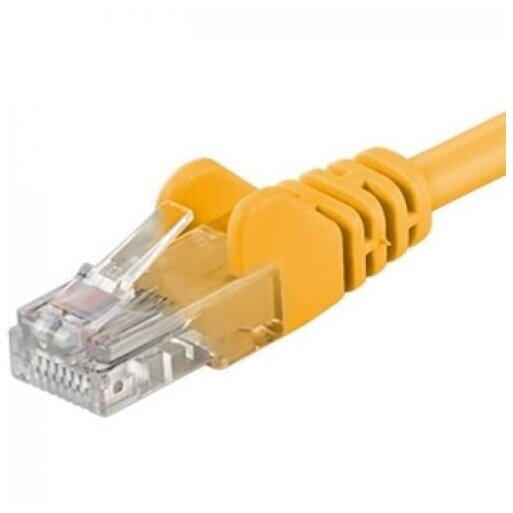 Patch Cord PremiumCord UTP RJ45-RJ45 Cat.5e 0.5m, galben