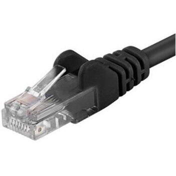 Patch Cord PremiumCord UTP RJ45-RJ45 Cat.5e 7m, negru