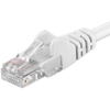 Patch Cord PremiumCord UTP RJ45-RJ45 Cat.5e 0.5m, alb