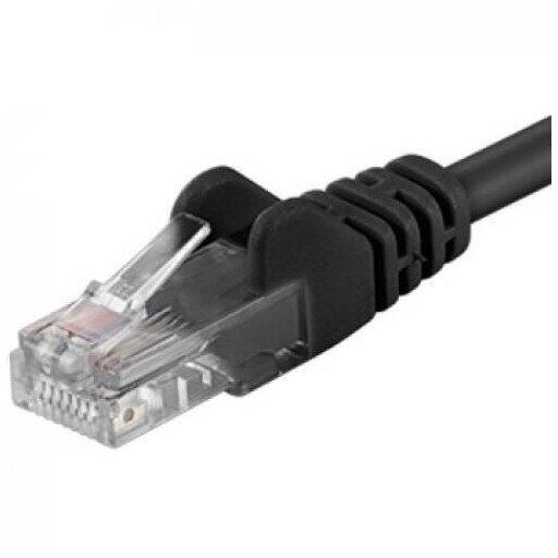 Patch Cord PremiumCord UTP RJ45-RJ45 Cat.6, 1m, negru