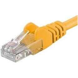 Patch Cord PremiumCord UTP RJ45-RJ45 Cat.5e 7m, galben