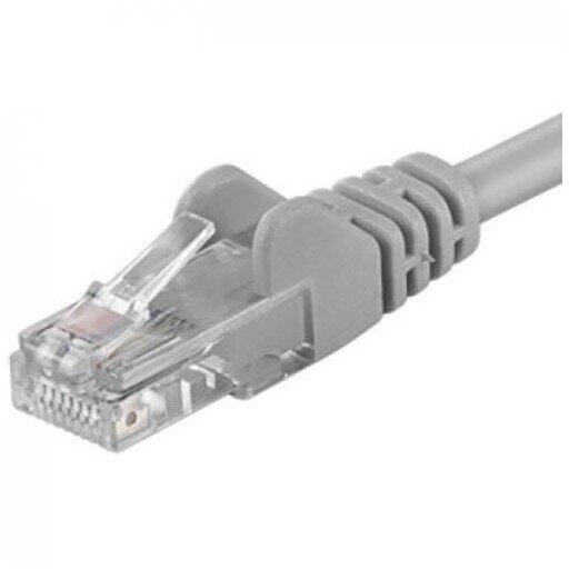 Patch Cord PremiumCord UTP RJ45-RJ45 Cat.6, 10m, gri