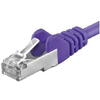 Patch Cord PremiumCord SFTP RJ45-RJ45 Cat.6A, 0.25m, violet