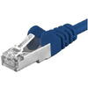 Patch Cord PremiumCord SFTP RJ45-RJ45 Cat.6A, 5m, albastru