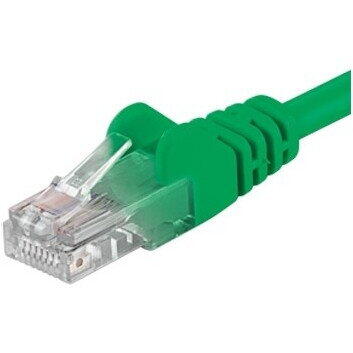 Patch Cord PremiumCord UTP RJ45-RJ45 Cat.5e 10m, verde