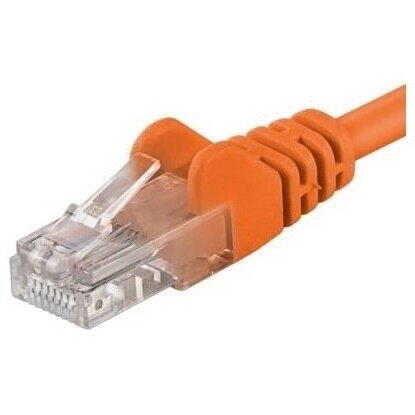 Patch Cord PremiumCord UTP RJ45-RJ45 Cat.6, 10m, portocaliu