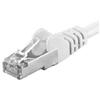 Patch Cord PremiumCord SFTP RJ45-RJ45 Cat.6A, 0.25m, alb