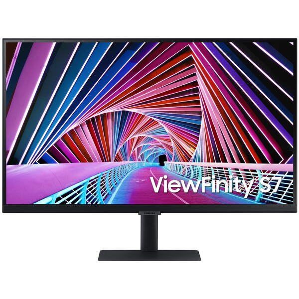 Monitor LED Samsung LS27A700NWPXEN ViewFinity S7, 27 inch UHD 4K, IPS, 5ms, Black