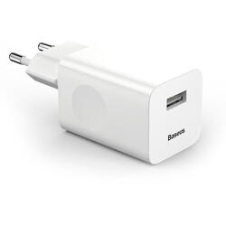 Quick Charge 3.0 24W, 1 x USB Output 3.6V-8V/3A, Alb