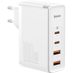 GaN2 Pro, Quick Charge 100W, 2 x USB, 2 x USB Type-C, Alb