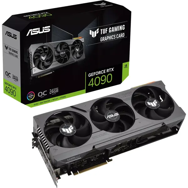 Placa video Asus GeForce RTX 4090 TUF GAMING OC 24GB GDDR6X 384 Bit