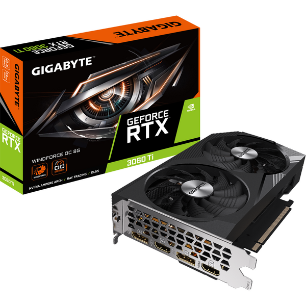 Placa video Gigabyte GeForce RTX 3060 Ti WINDFORCE OC 8G GDDR6 256 Bit