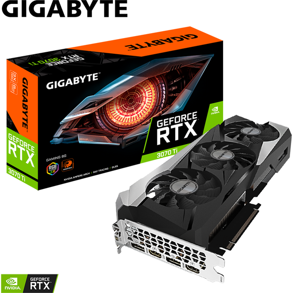 Placa video Gigabyte GeForce RTX 3070 Ti GAMING LHR 8GB GDDR6X 256 Bit